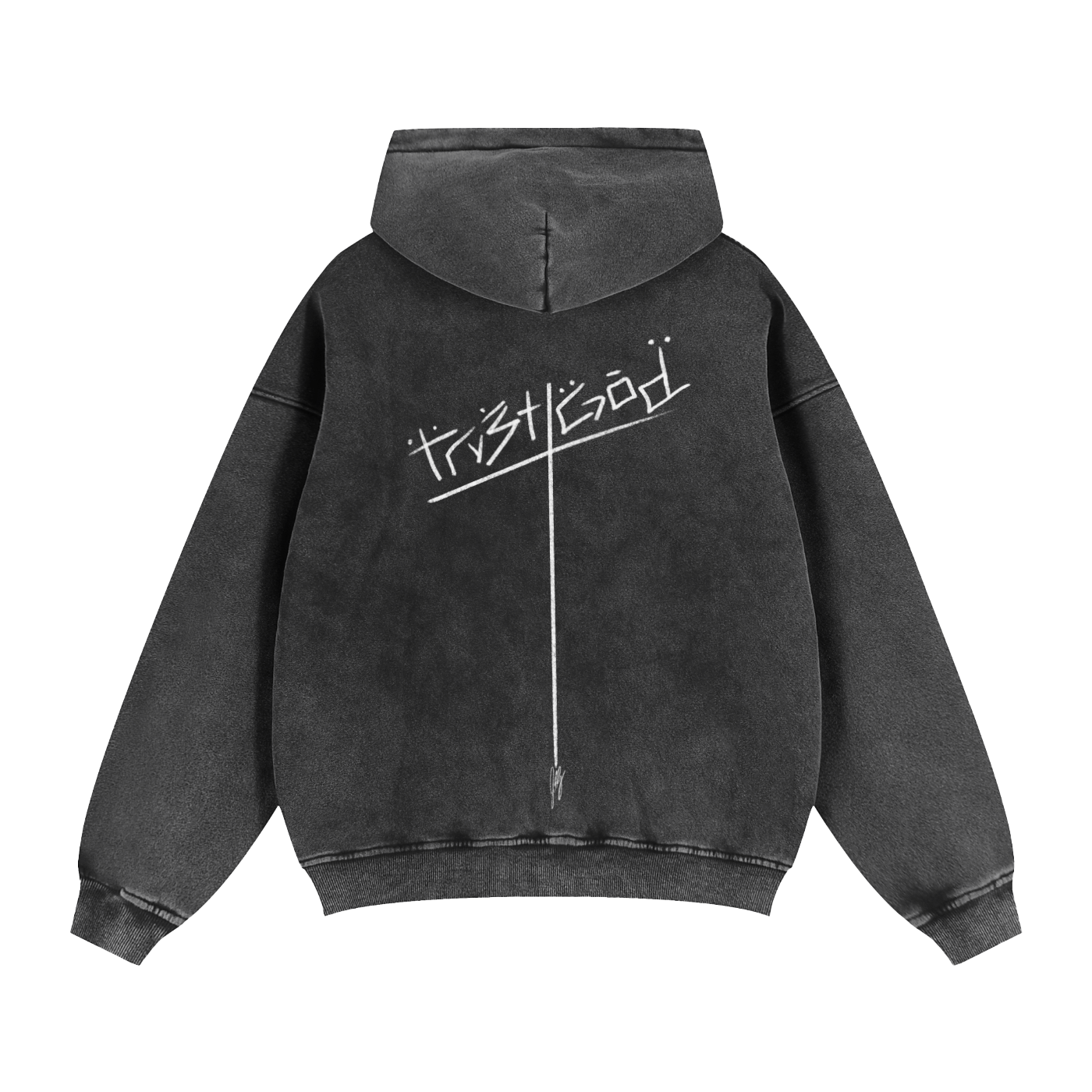 Zip-Through Boxy Fleece Hoodie